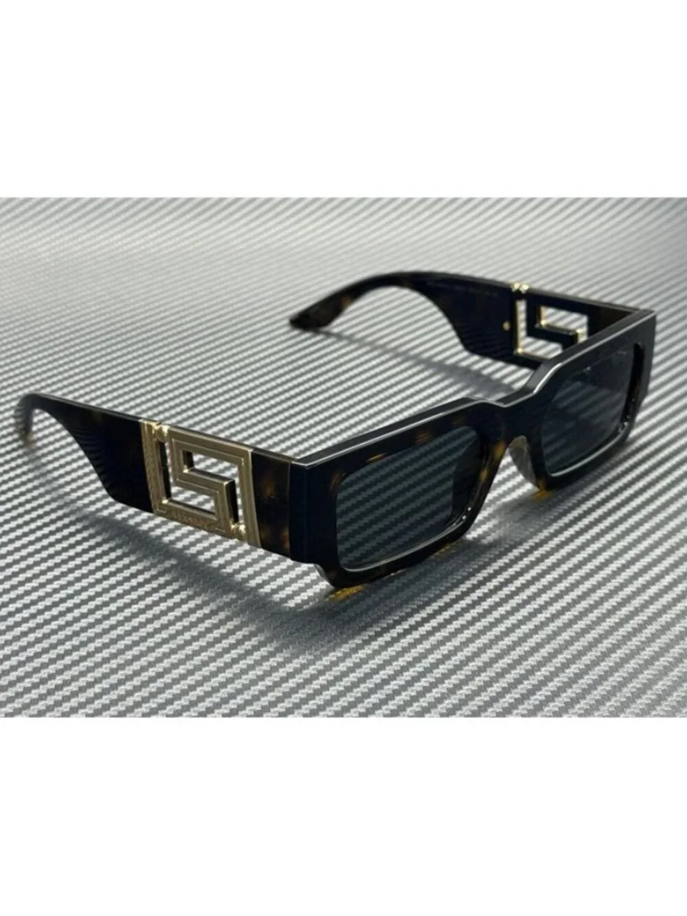 New Versace Men Havana Sunglasses 54-21-140